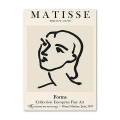 Matisse Outline Leinwandposter