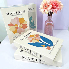 Boîte de rangement pour faux livres Matisse