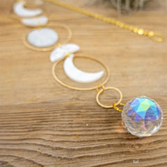 Moon Phase Nacre Suncatcher
