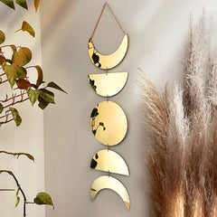 Miroir mural décoratif phases de la lune