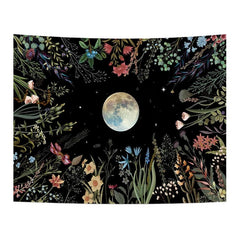 Tapisserie du jardin au clair de lune