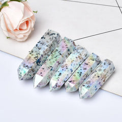 Cristal de tour de jaspe kiwi