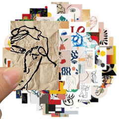 Umriss-Kunst-Aufkleberpaket