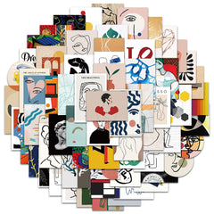 Umriss-Kunst-Aufkleberpaket