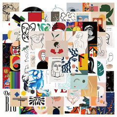 Umriss-Kunst-Aufkleberpaket