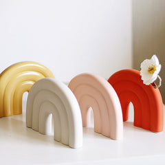 Pastel U Shape Ceramic Vase