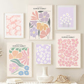 Affiches sur toile Pastel Flower Market