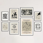 Affiches sur toile avec croquis de Picasso