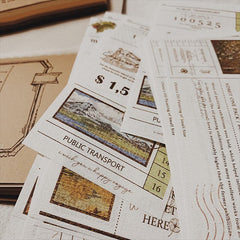 Vintage Decorative Stickers 200 Pack