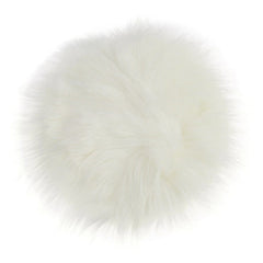 Faux Fur Round Seat Cushion