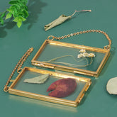 Pressed Flowers Brass Frame