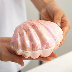 Muschelförmige Schmuckaufbewahrung aus Keramik