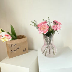 Vase en verre simple