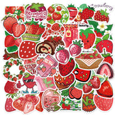 Pack d'autocollants Strawberry Love
