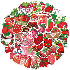 Pack d'autocollants Strawberry Love