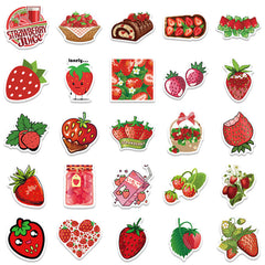 Pack d'autocollants Strawberry Love