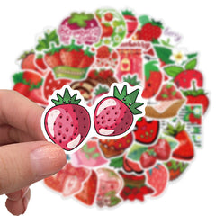 Pack d'autocollants Strawberry Love