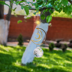 Sonne & Mond Kristall Lichtfänger