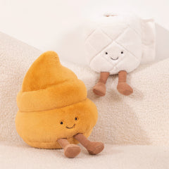 Peluche mignonne en papier toilette