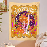 Tripping 70s Vintage Tapestry