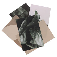 Tropische Boho-Wandcollage-Karten