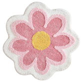 Tufted Daisy Flower Accent Rug