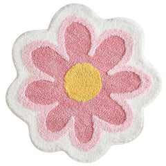 Tufted Daisy Flower Accent Rug