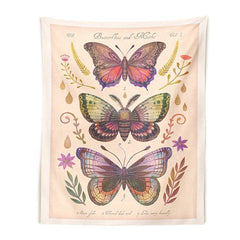 Vintage Schmetterlinge Kunst Wandbehang