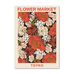 Affiches sur toile vintage à motifs floraux pâles