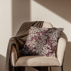 Housses de coussin à imprimé floral rétro