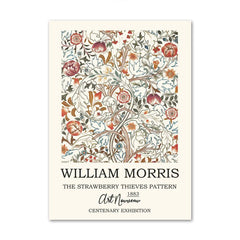 Affiches sur toile à motifs floraux orange et rouge