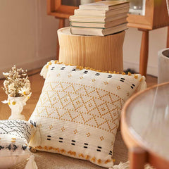 Bohemian Pillowcase Cushion Cover with Tassels