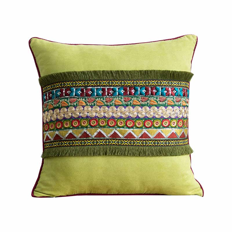 Suede Pillow Case Sequins Pillow Covers