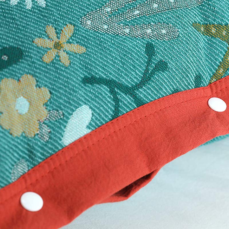 Rural Flower Pattern Pillowcases Pillow Covers (2PCS)