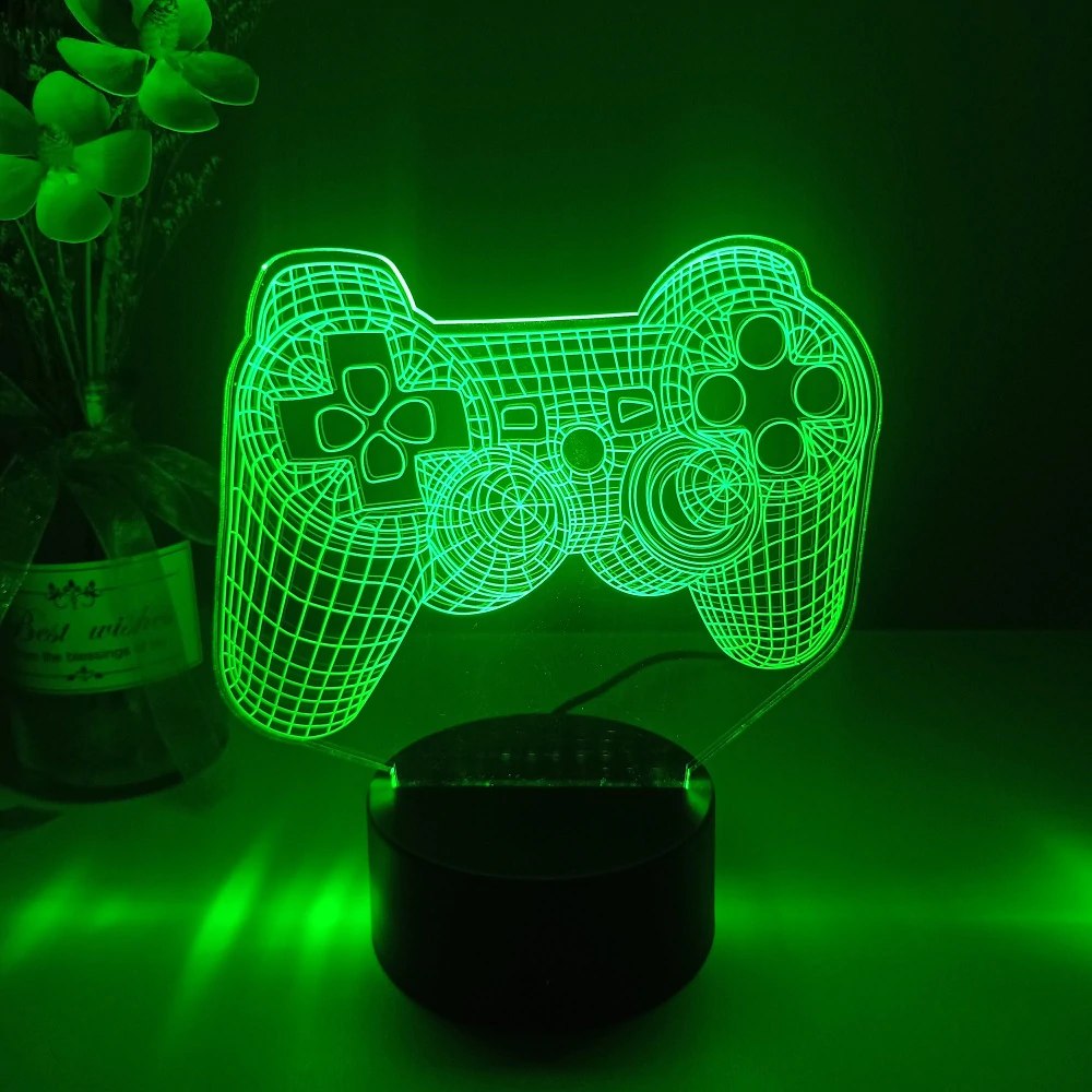 Gamer Nachttischlampe