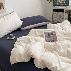 Dusty Shades Plain Bedding Set