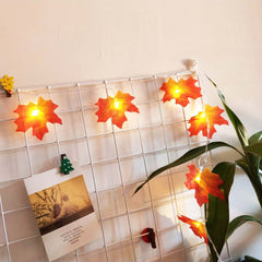 Autumn Leaves String Lights