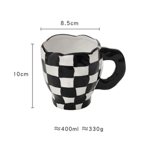 Aesthetic Checkered Mug