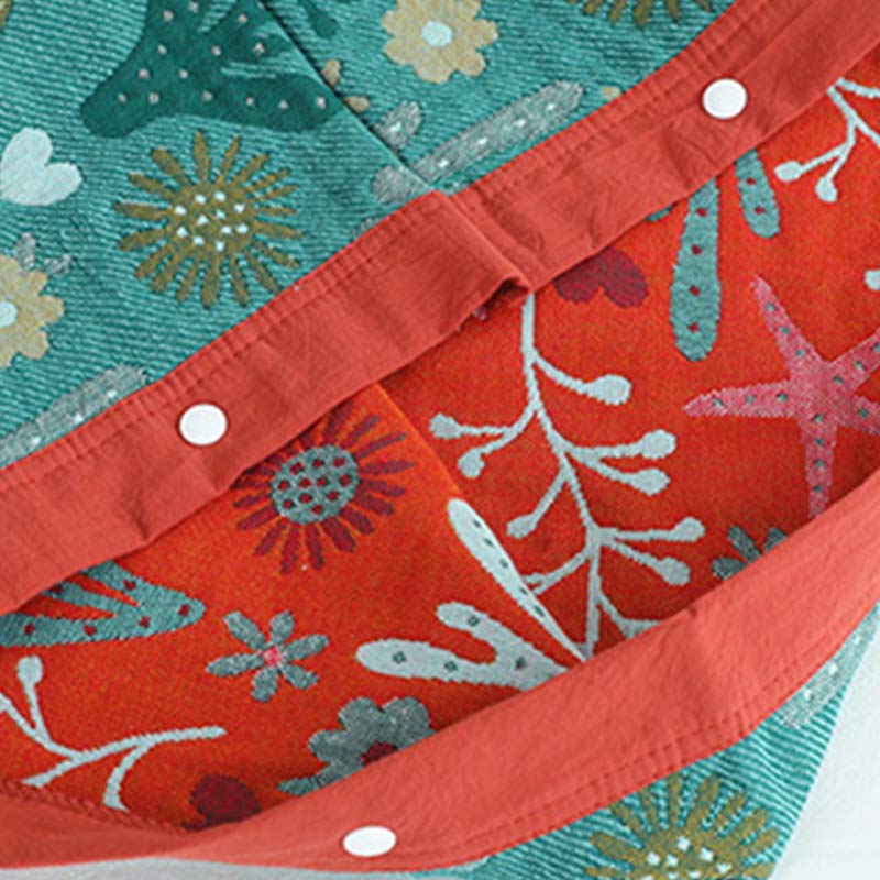 Rural Flower Pattern Pillowcases Pillow Covers (2PCS)