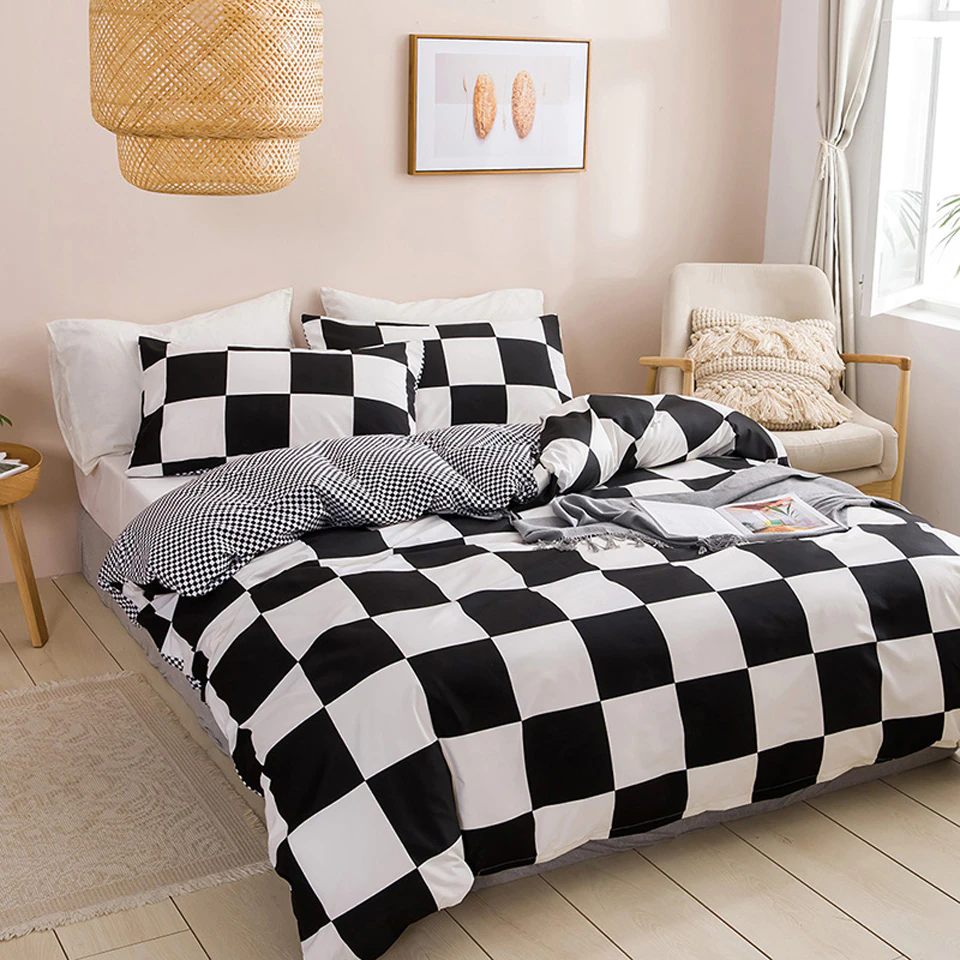 Checkered Duvet Set