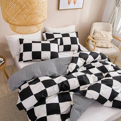 Checkered Duvet Set