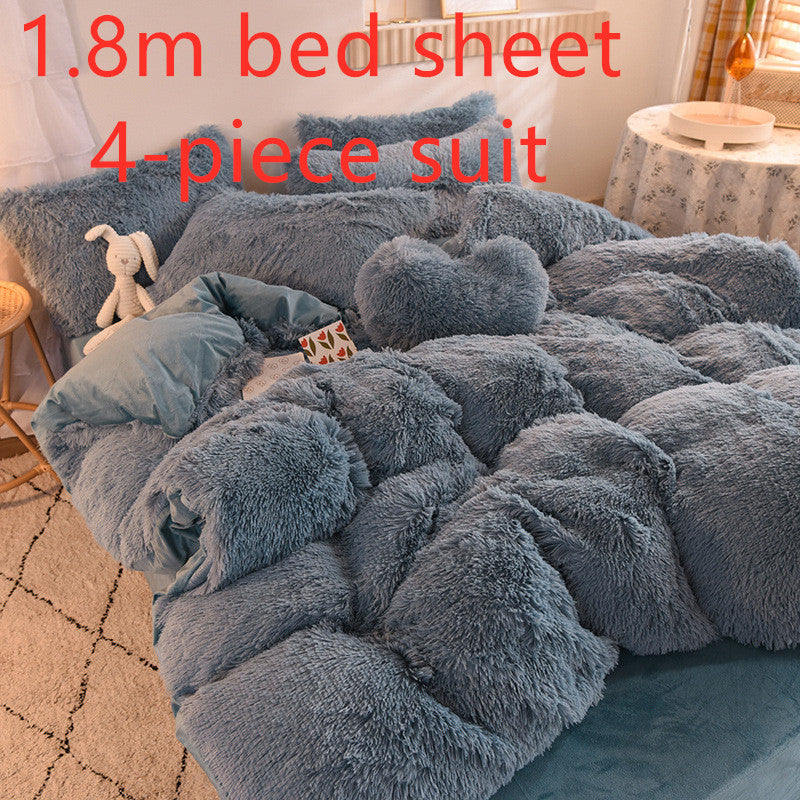 Mink Velvet Crystal Bedding Set by LuxuryLifeWay