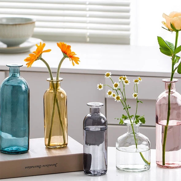 Vibrant Color Bottle Vase