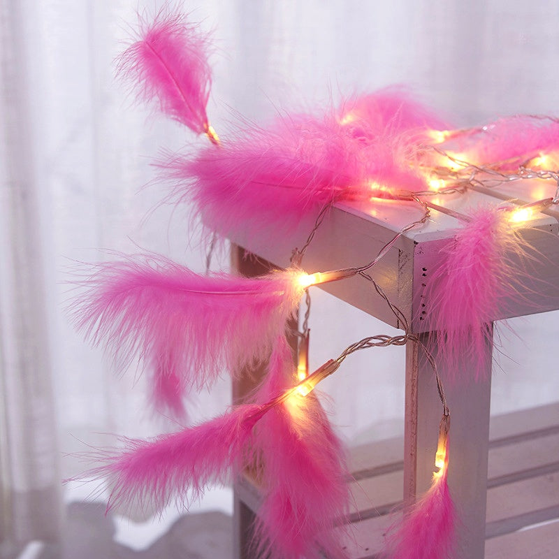 Feather String Lights