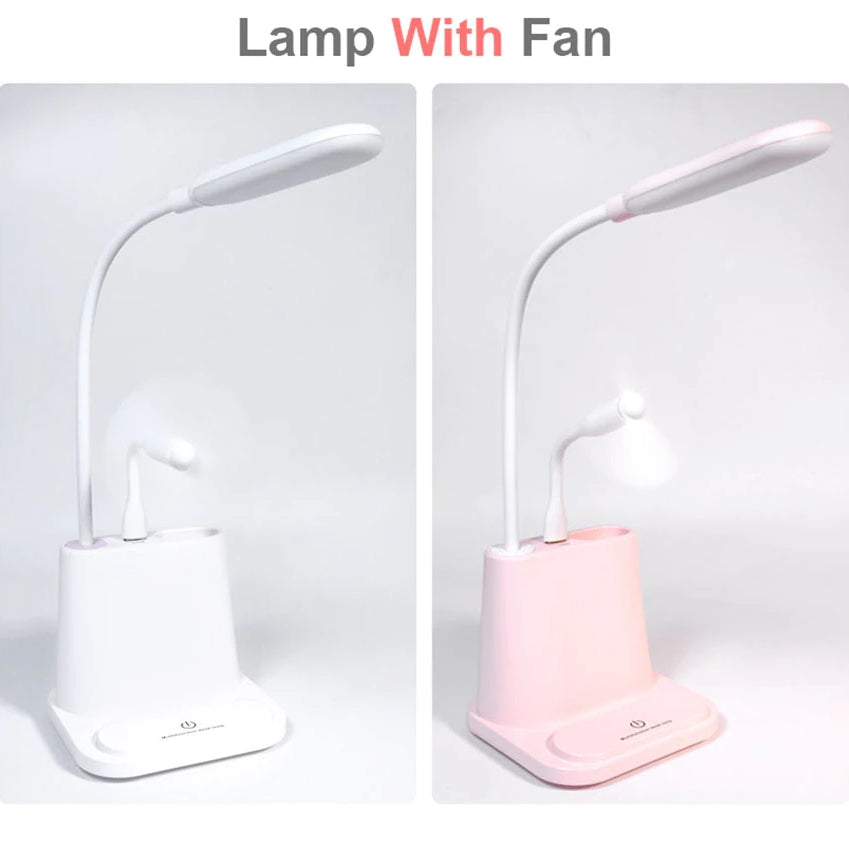 Desk Lamp With Fan