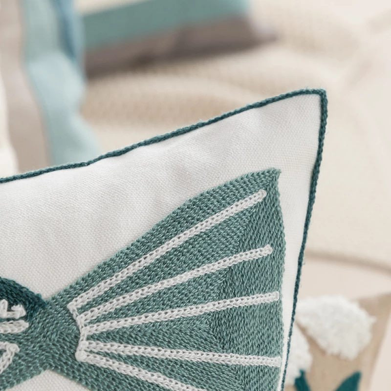 Spring Joy Embroidered Cushion Covers