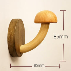 Wooden Mushroom Hook