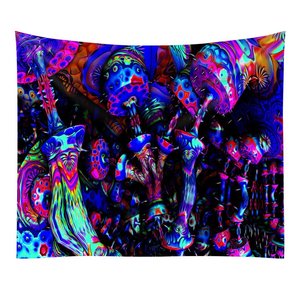 Trippy Black Light Tapestry