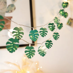 Monstera Leaf String Lights