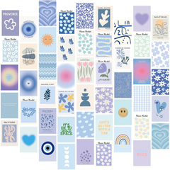 Pastel Blue Collage Kit